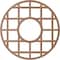 Ekena Millwork O'Neal Wood Fretwork Pierced Ceiling Medallion, Wood (Paint Grade), 26"OD x 9 1/2"ID x 3/8"T CMWP26X26X0375ONMF - alternate 5